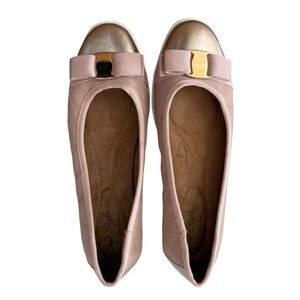 Soft Style by Hush‎ Puppies Quilted Ballet Flats Lt Pink Size 7 Narrow